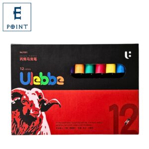 Ulebbe Permanent Acrylic Paint Markers (Pack of 12)