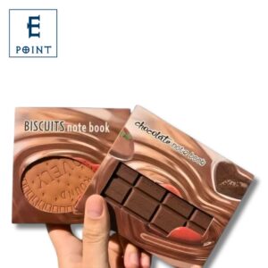 Creative chocolate and biscuit shape sticky notes notebooks