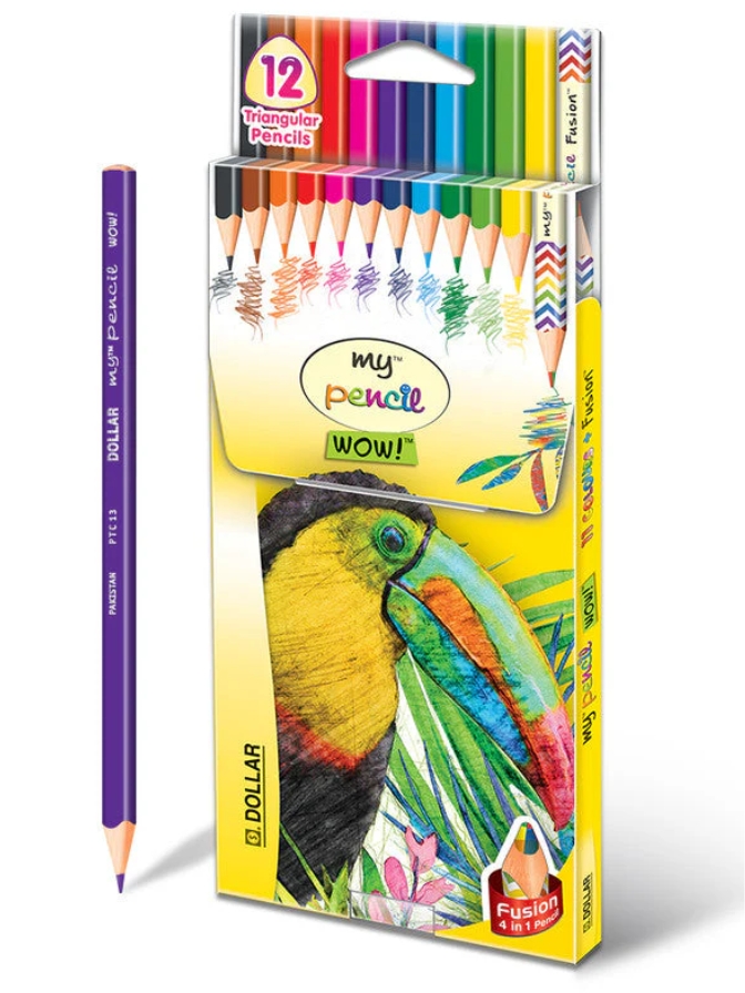 Dollar My Pencil WOW! Color (12 pcs) Full