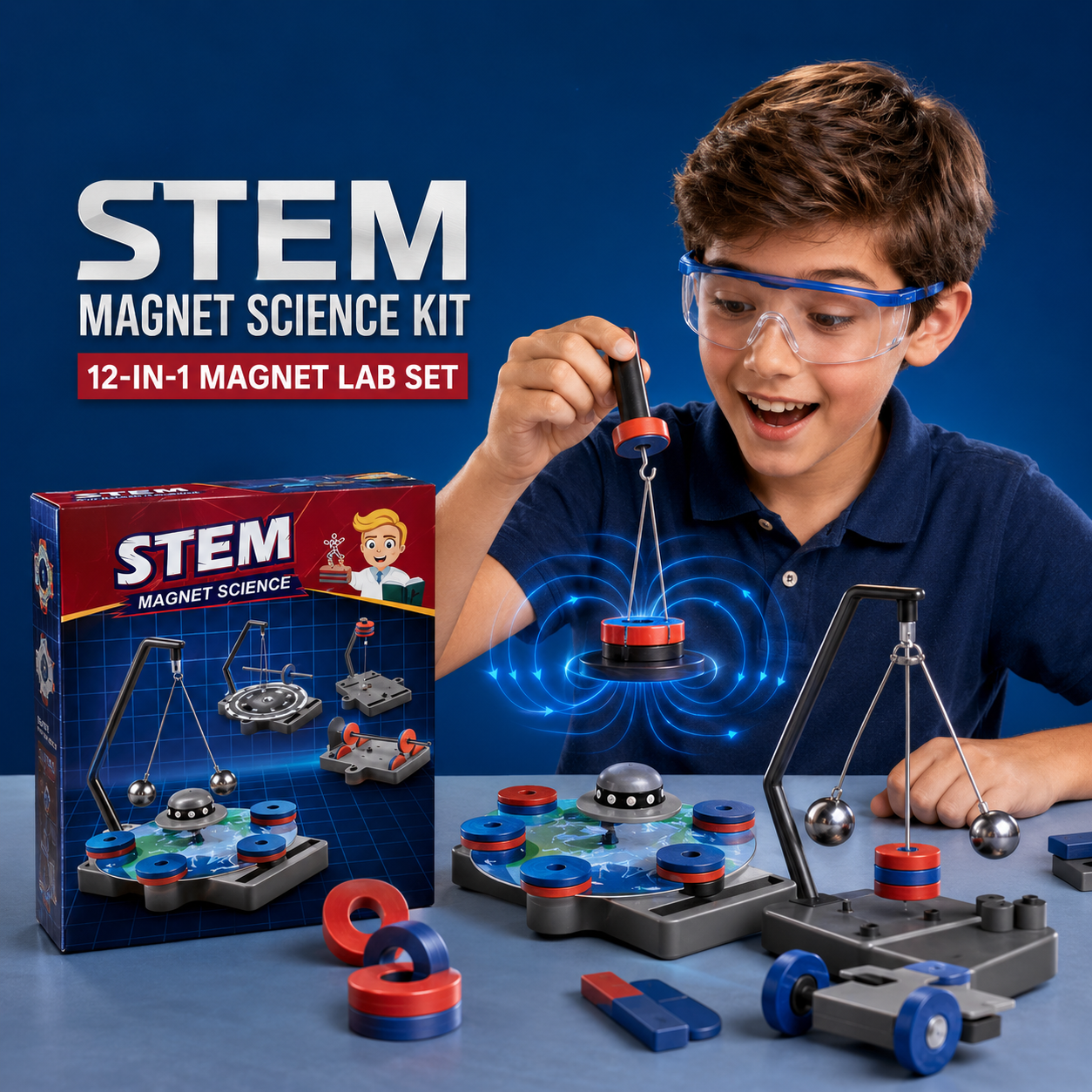 12-in-1 Magnet Science Learning Kit